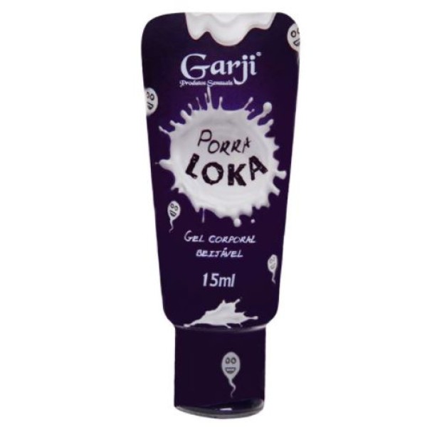 Porra Loka Gel Beijável Esperma 15Ml Garji