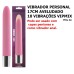 VIBRADOR PERSONAL 17CM AVELUDADO 10 VIBRAÇÕES VIPMIX